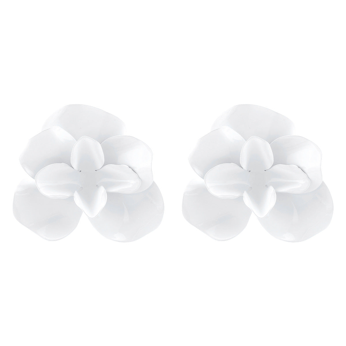 Retro Floral Earrings Alloy Fashion Flowers Style