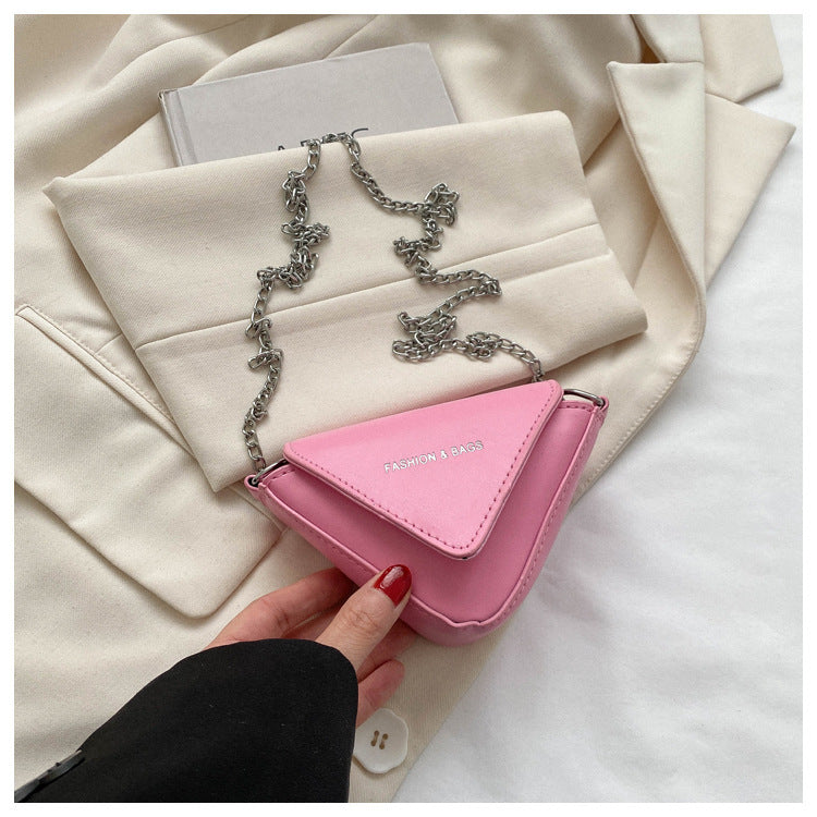 Bolso bandolera informal de PU de color sólido a la moda para mujer