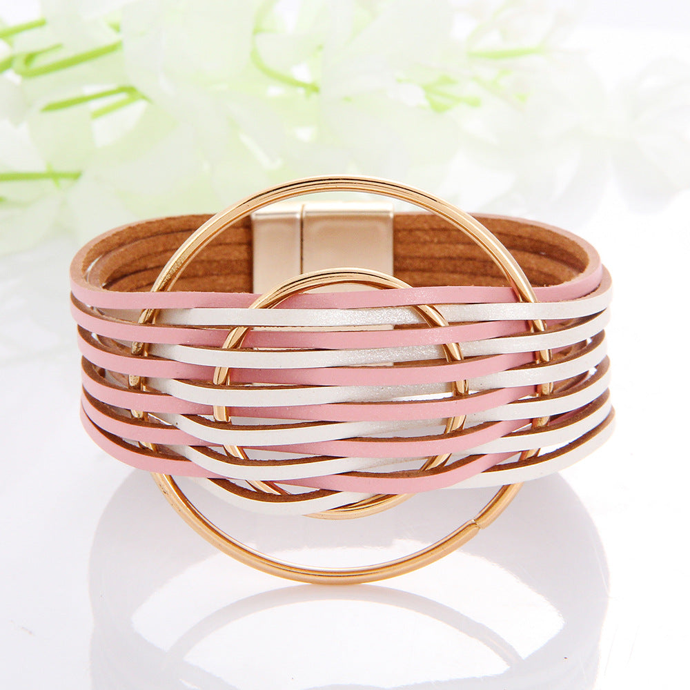 Bohemian Double Color Multi-Layer Bracelet