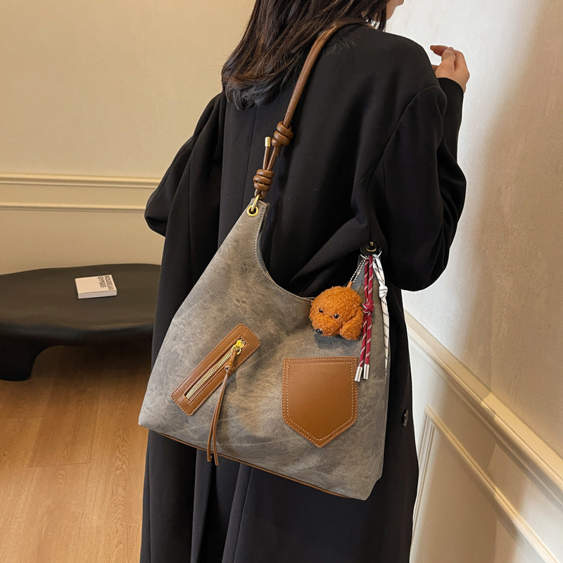 Women Fashion Casual Retro Large Capacity Tote Bag