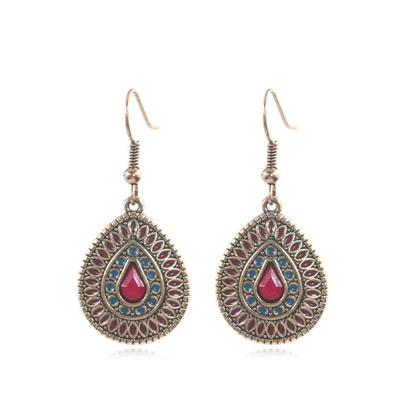 Bohemian Ethnic Style Retro Geometric Earrings
