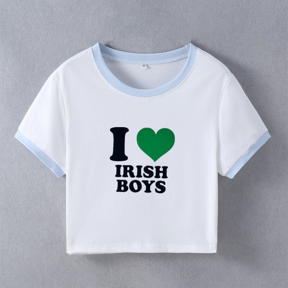 Street Fashion Women's Printed Navel Tee Cotton Polyester Short Sleeve Pullover