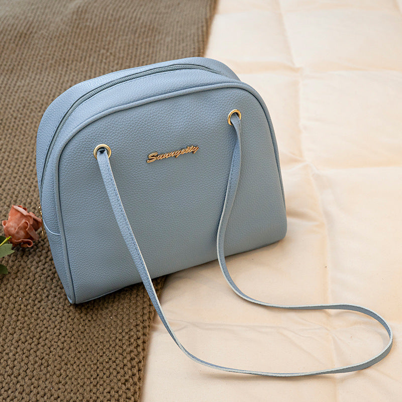 Large Capacity Women Shoulder Bag in PU Material