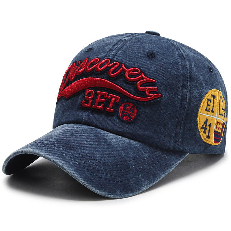 Gorra vaquera bordada vintage