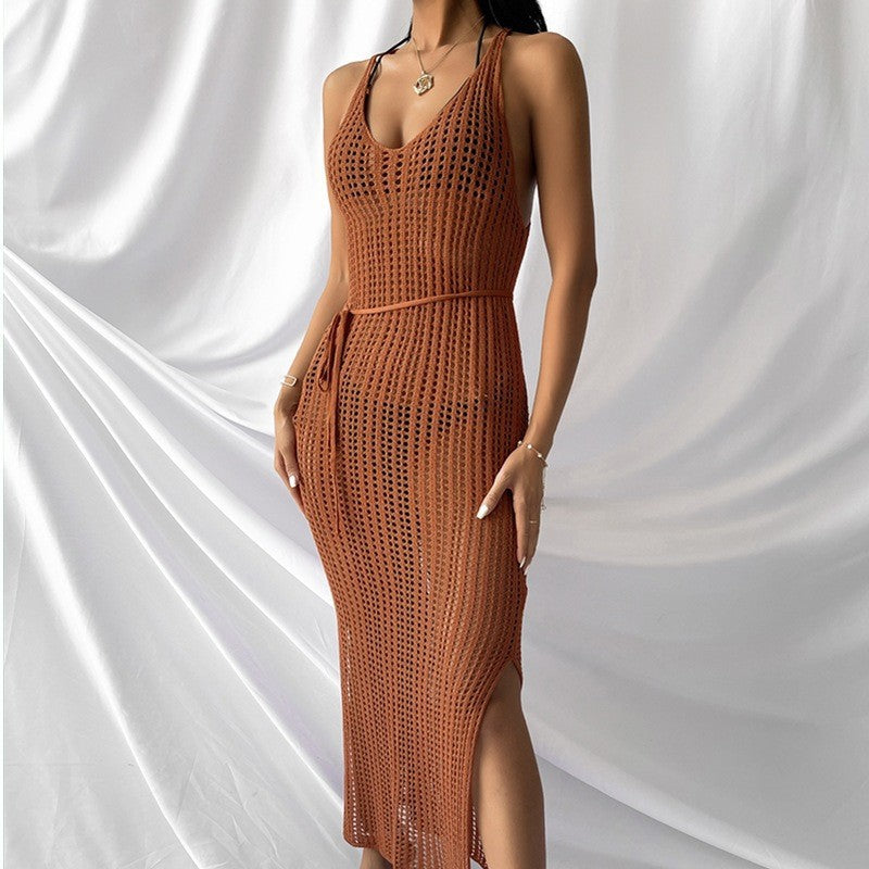 Traje de baño de punto para playa de verano para mujer