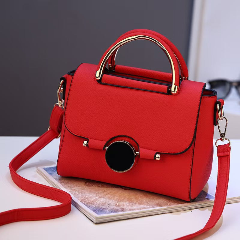Bolso bandolera de verano para mujer, de color liso