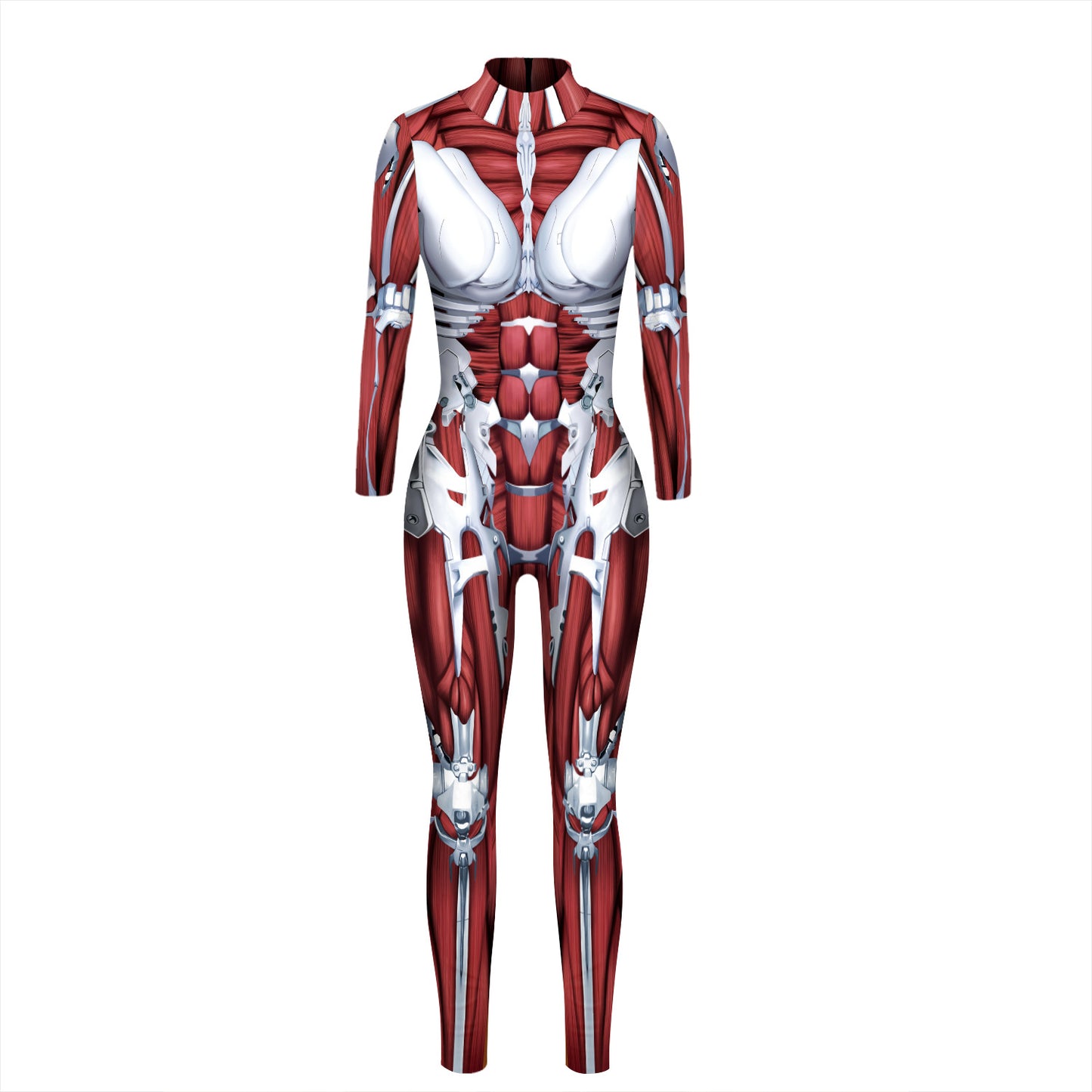 Halloween Women'S Fashion Armor Digital Printing Jumpsuit