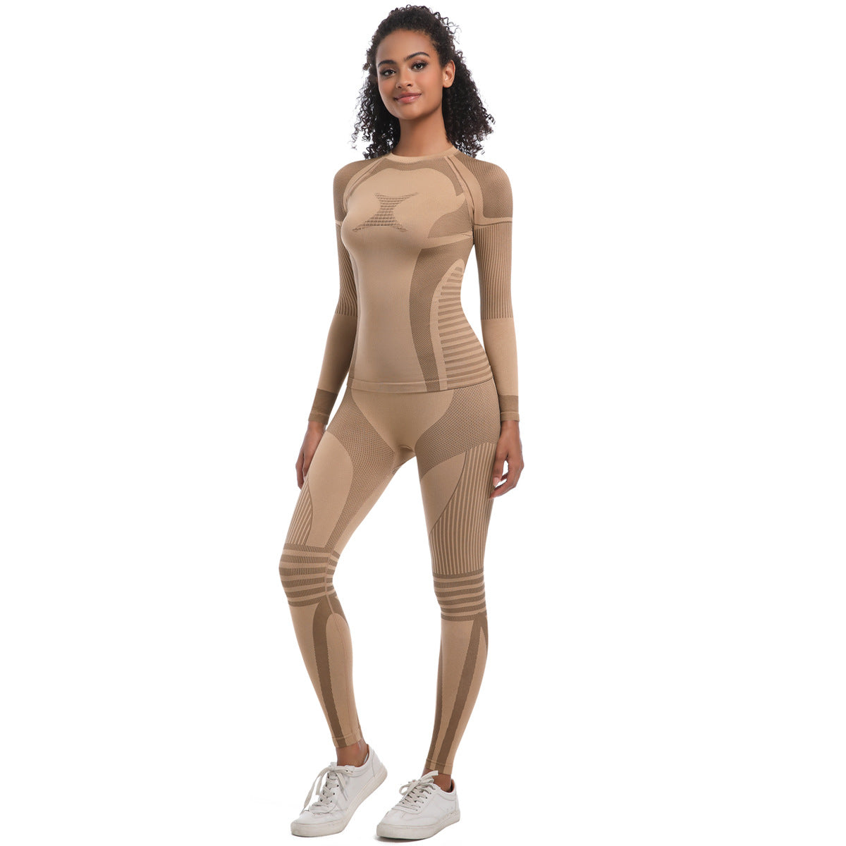 Women Yoga Color Contrast Cycling Running Set