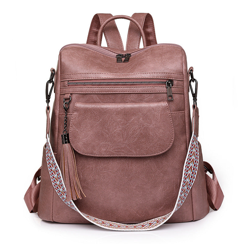 Women Large Capacity Retro Dual-Use Backpack