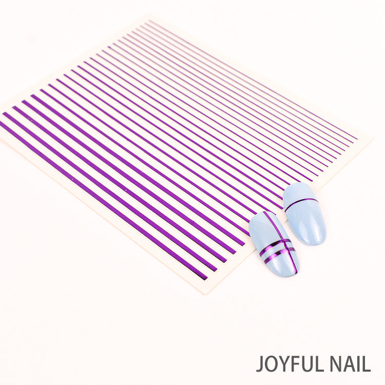 Autocollant de ligne de manucure Nail Art