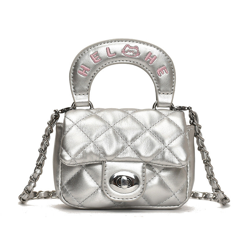 Mini sac à bandoulière tendance de couleur unie