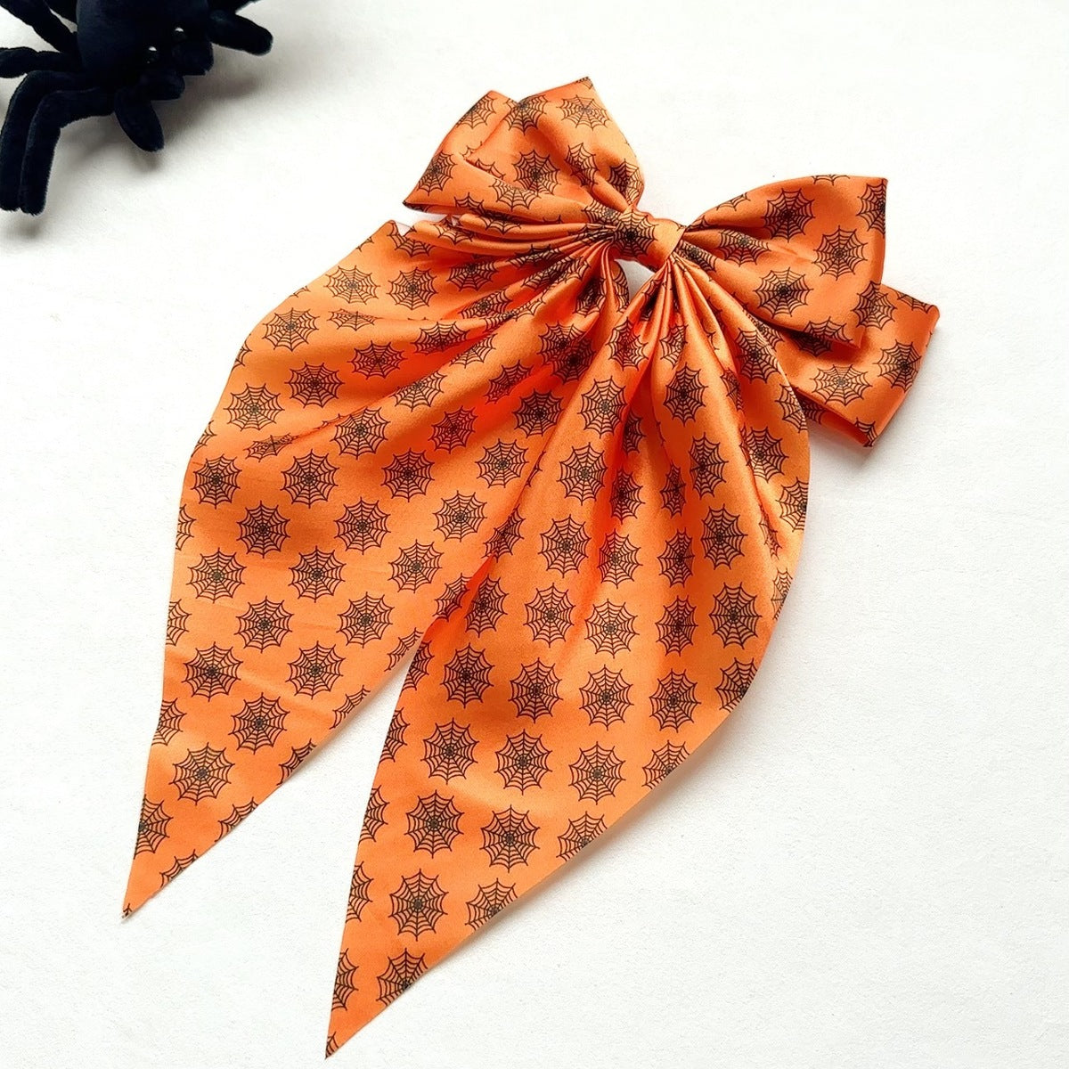Halloween Ghost Spider Strap Spring Hairpin
