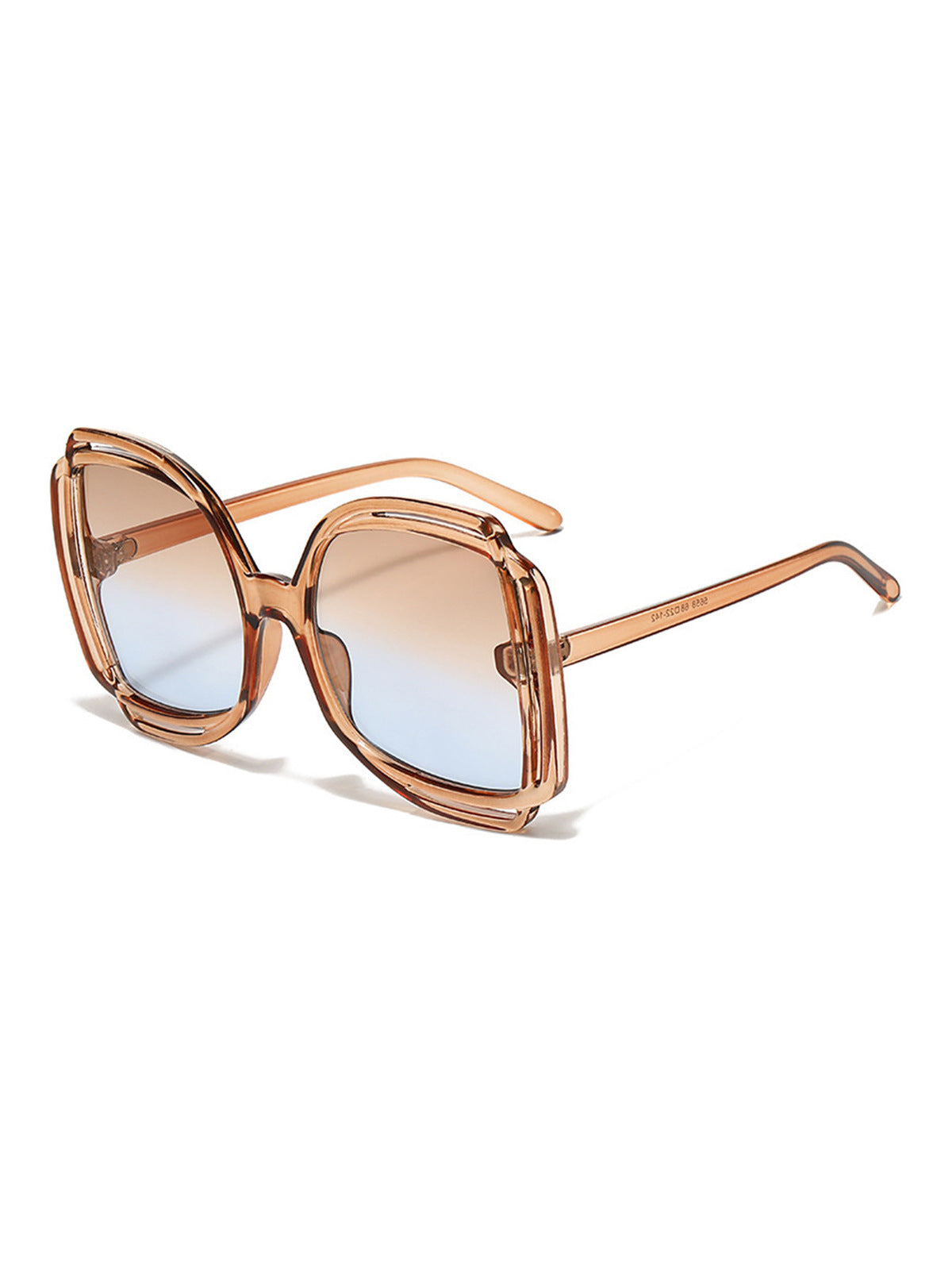Fashion Personalized Hollow Square Sunglasses