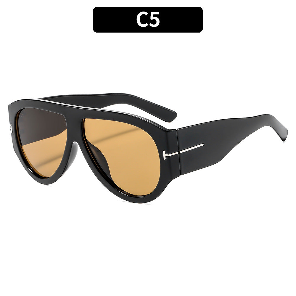 Fashion Large Frame Sunscreen Sunglasses