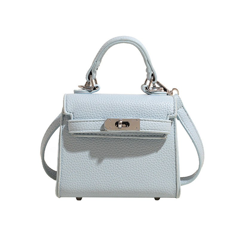 Mini bolso bandolera de moda de color liso