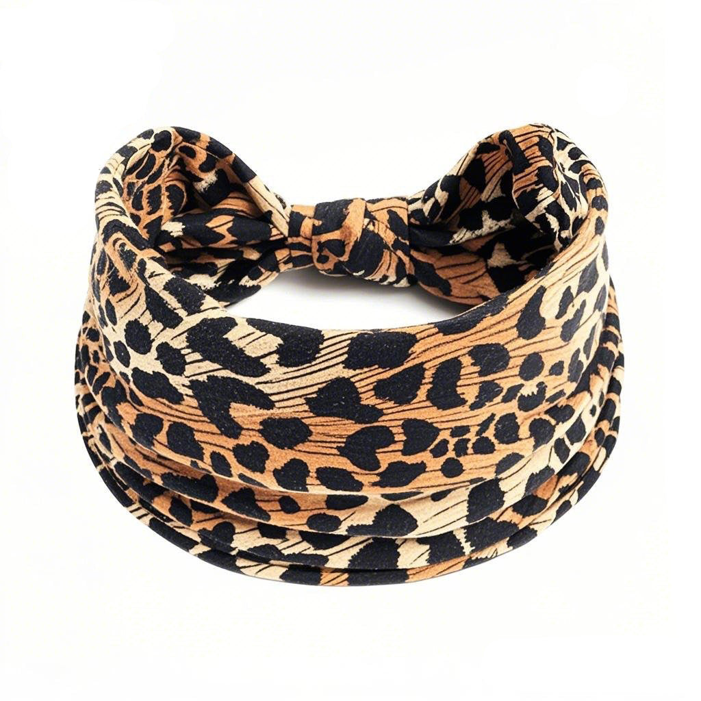 Women Fashion Leopard Printed Sports Hair Band