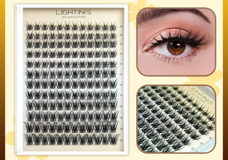 Faux cils épais et naturels pour femmes, fabriqués en fibres de haute qualité