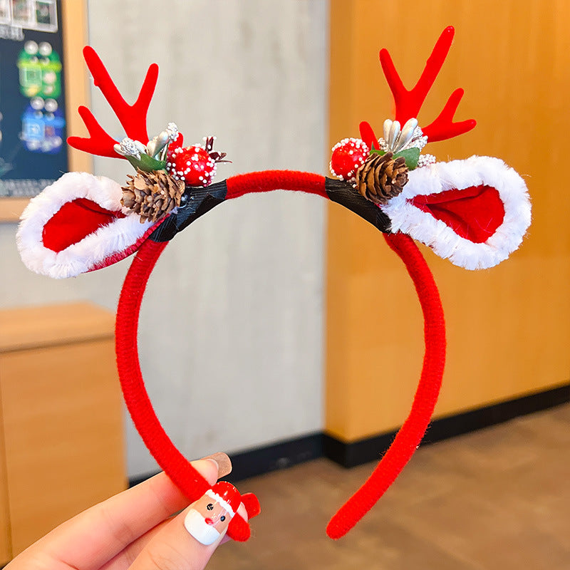 Diadema de astas negras para Halloween con diseños festivos