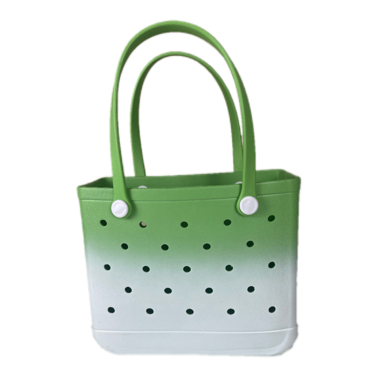 Bolsa de playa de EVA degradada con diseño de agujeros: elegante y espaciosa