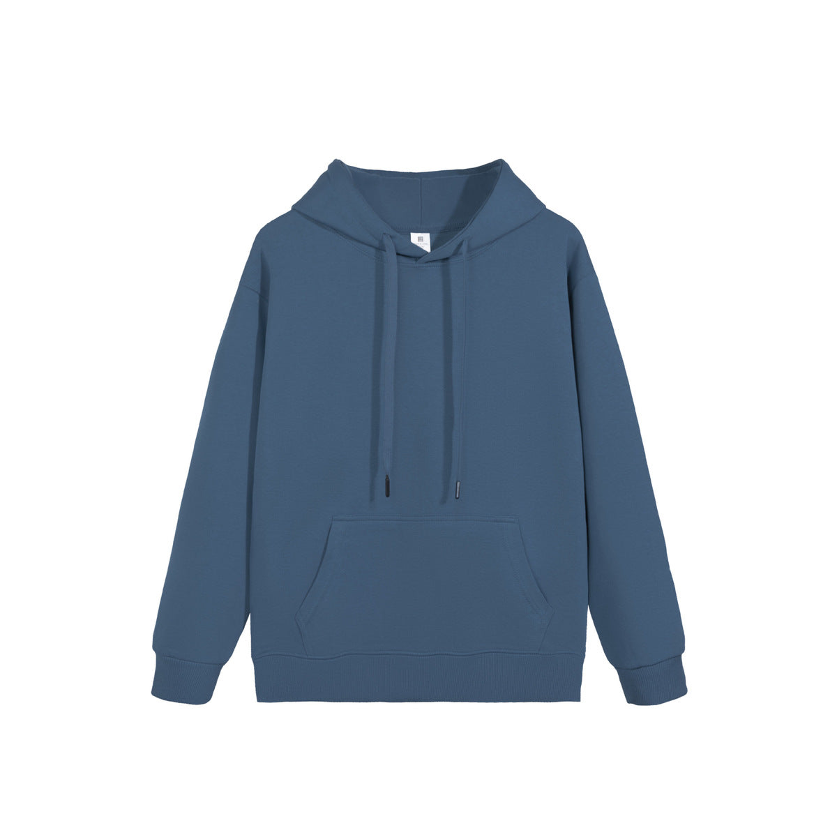 Casual Solid Color Cotton Long-Sleeve Hoodie