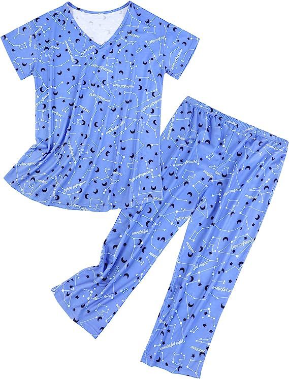 Ensemble pyjama graphique Noël Halloween T-shirt et pantalon