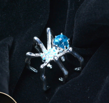 Anillo de araña punk de Diablo de moda para Halloween para mujer