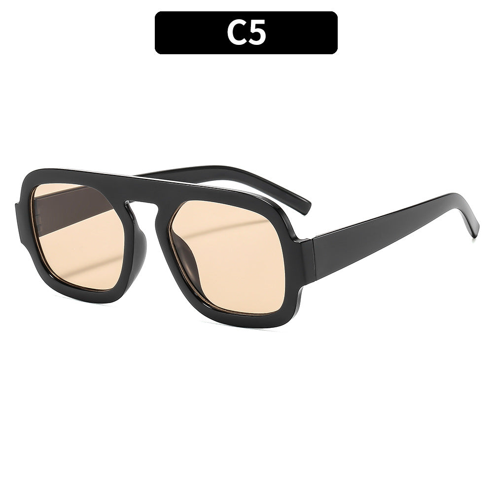 Gafas de sol de moda con montura cuadrada