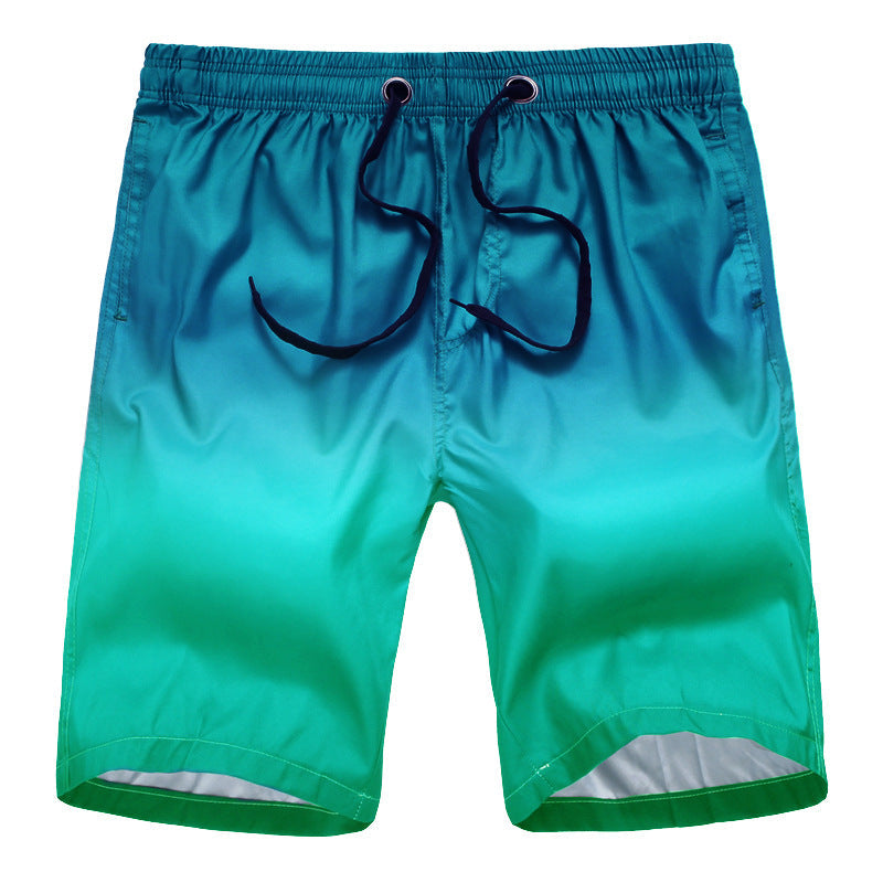 Bañador informal con cordón ajustable y degradado para hombre