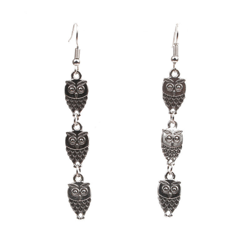 Pendientes de calavera exagerada para nudillos de Halloween para mujer