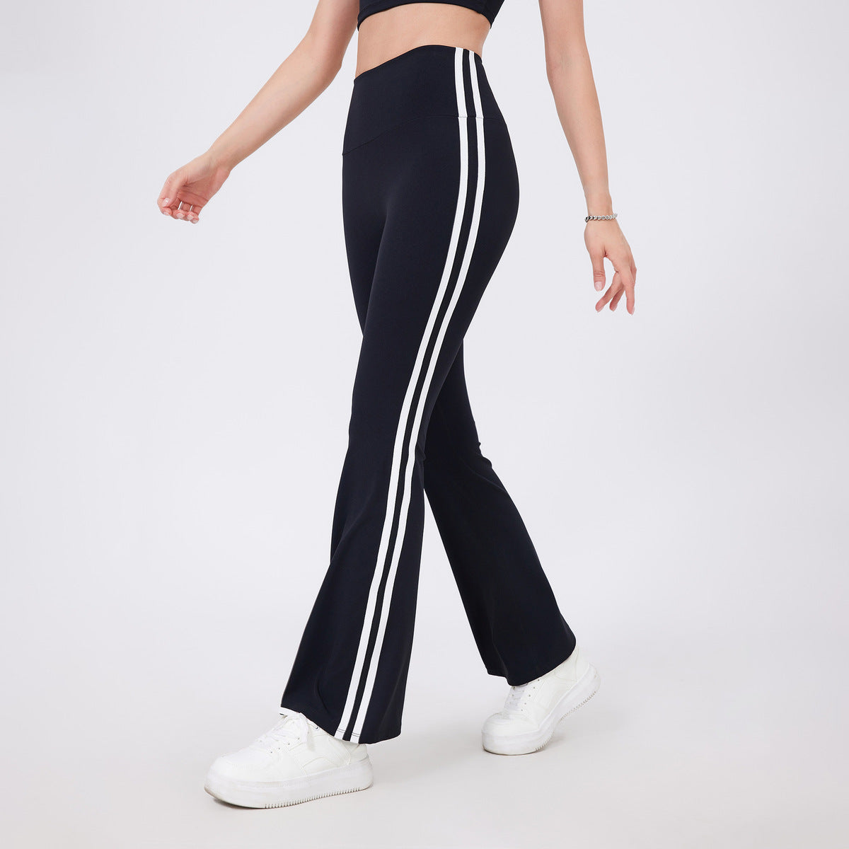 Leggings de sport taille haute pour femmes, style yoga