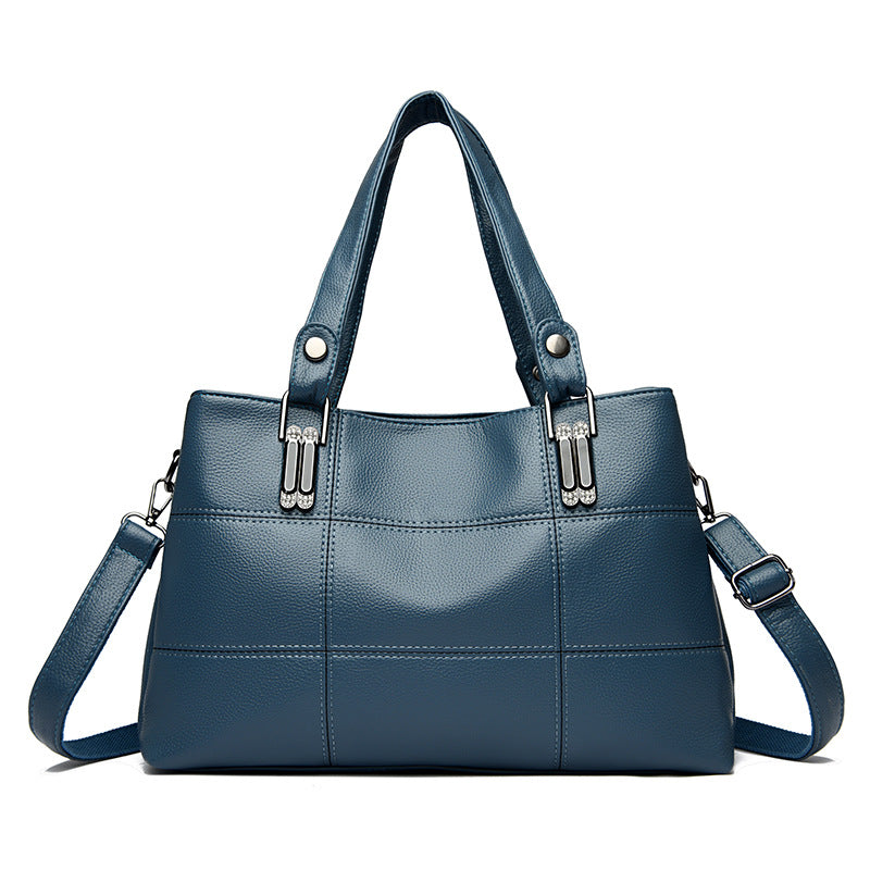 Sac à main simple et uni multicouche en PU pour les affaires
