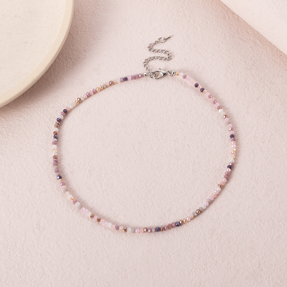 Bohemian Handmade Multicolor Rice Beaded Necklace