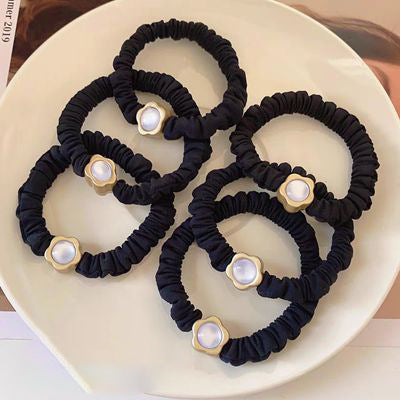 Women Fashion Solid Color Cat Eye Hair Ring