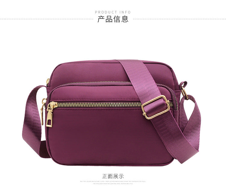 Women Casual Small Square Bag in Oxford Cloth