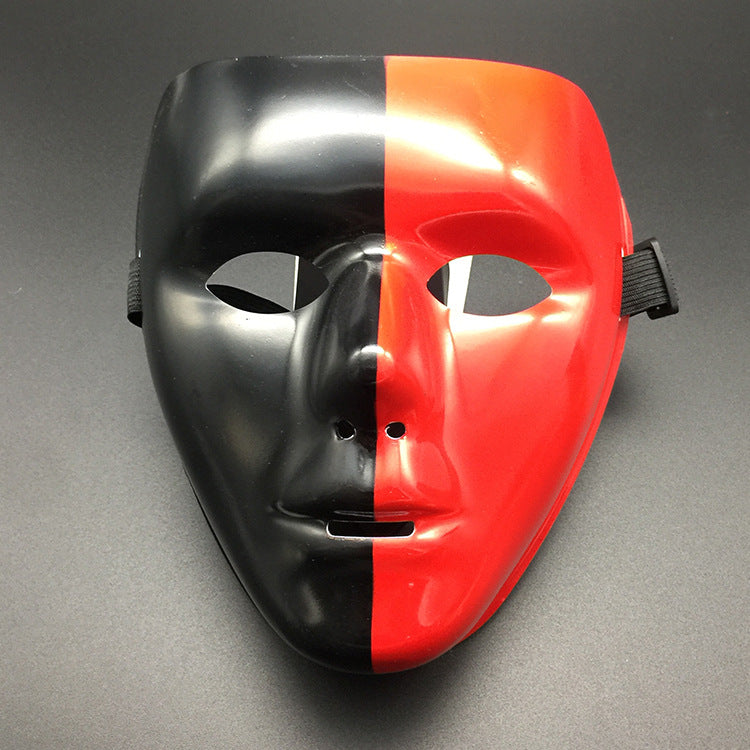 Men Simple Hand-Painted Full-Face Halloween Mask