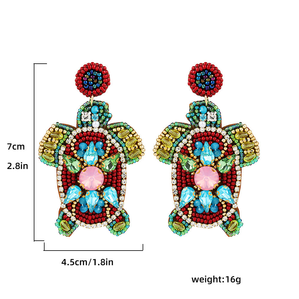 Summer Vacation Marine Style Shell Earrings