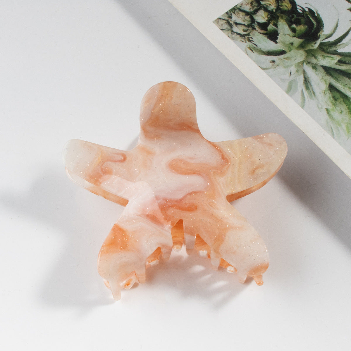 Fashion Starfish Grab Clip Acrylic Women'S Hairpin