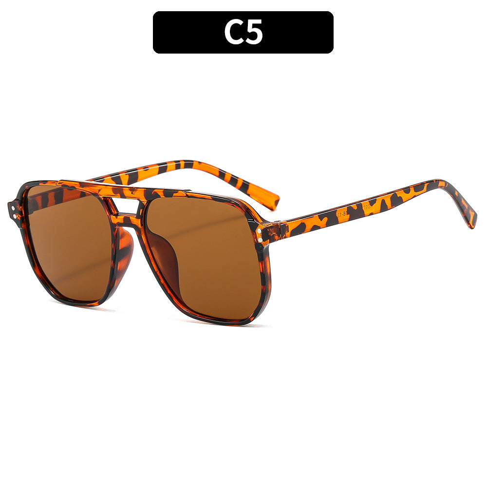 Fashion Large Frame Sunscreen Sunglasses