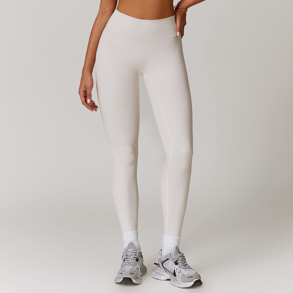 Women Fashion Casual Solid Color Quick-Drying Yoga Pants
