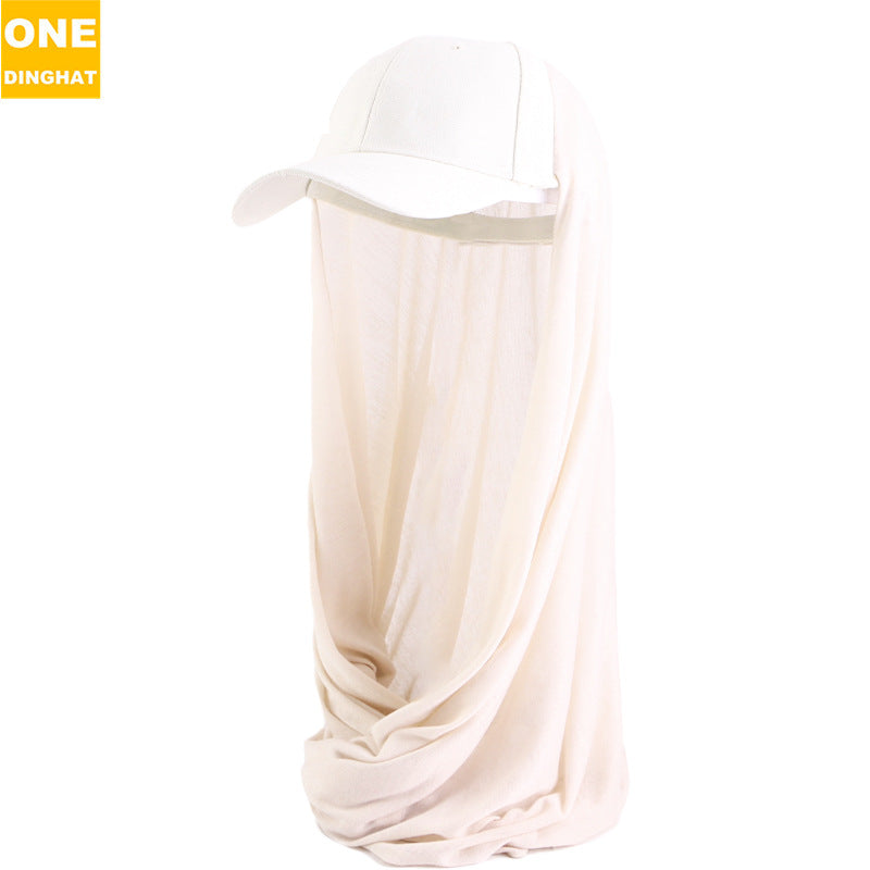 Casquette et écharpe pare-soleil une pièce tendance pour femme