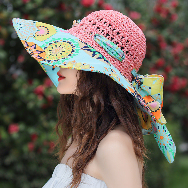 Summer Vacation Straw Woven Women Sun Hat