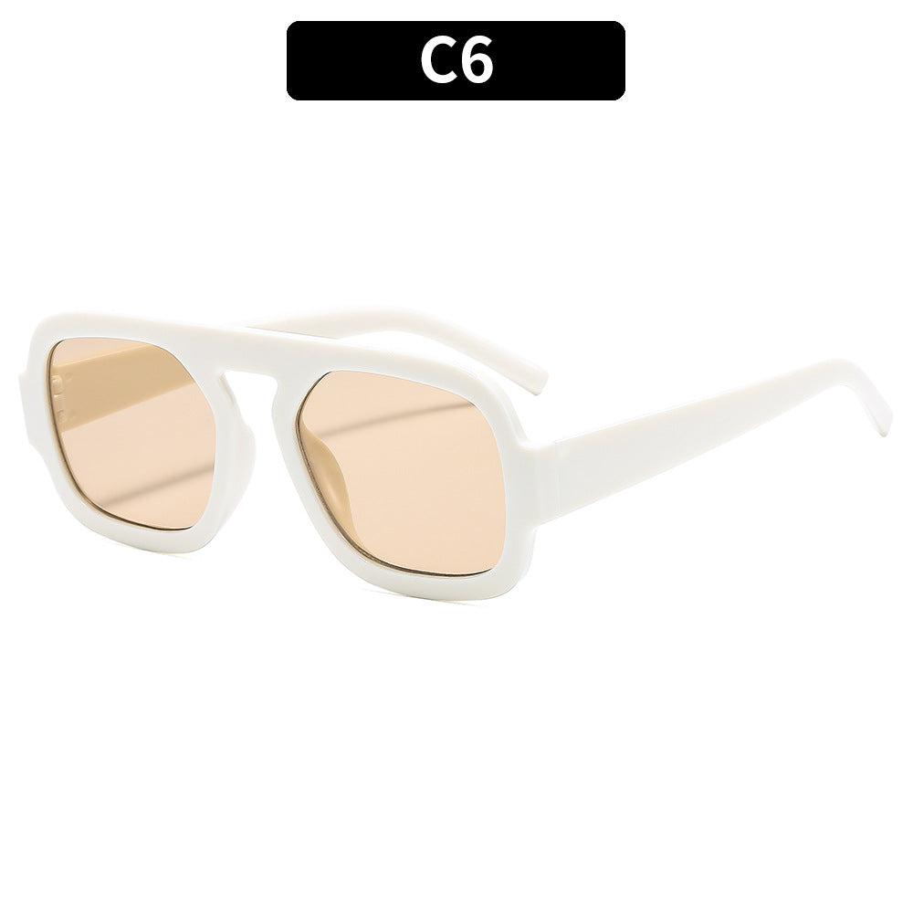 Gafas de sol de moda con montura cuadrada