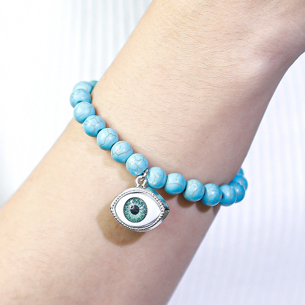 Pulsera Bohemia Multicolor Turquesa Ojo del Diablo para Mujer