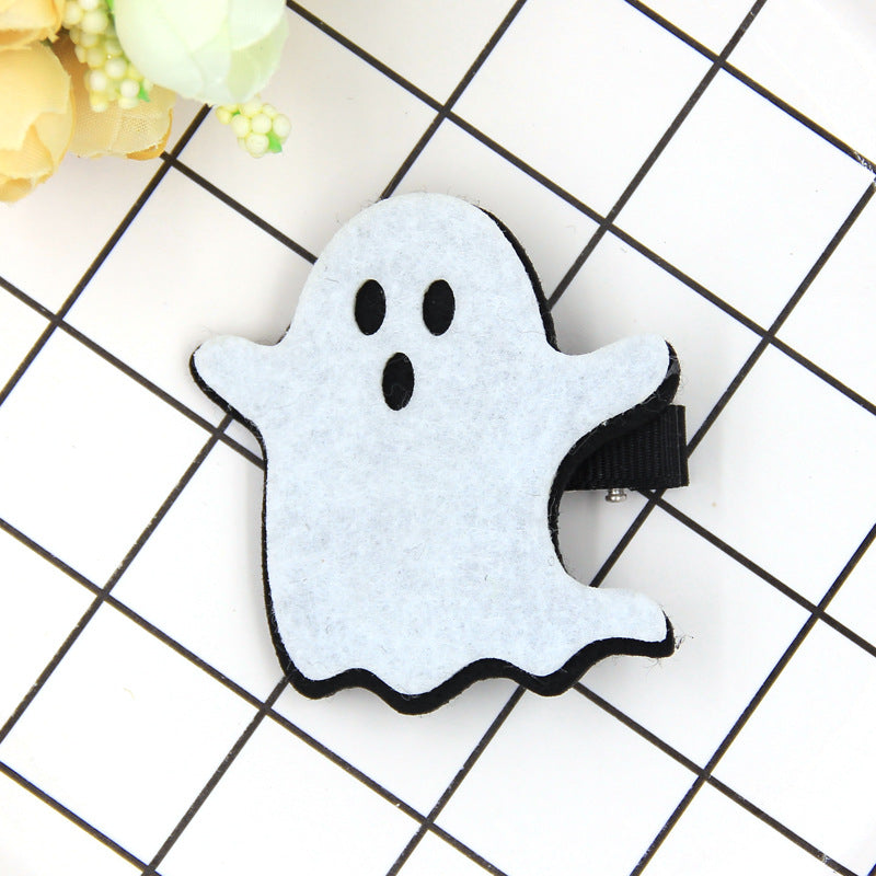 Accessoires pour cheveux en épingle à cheveux fantôme d'Halloween pour enfants
