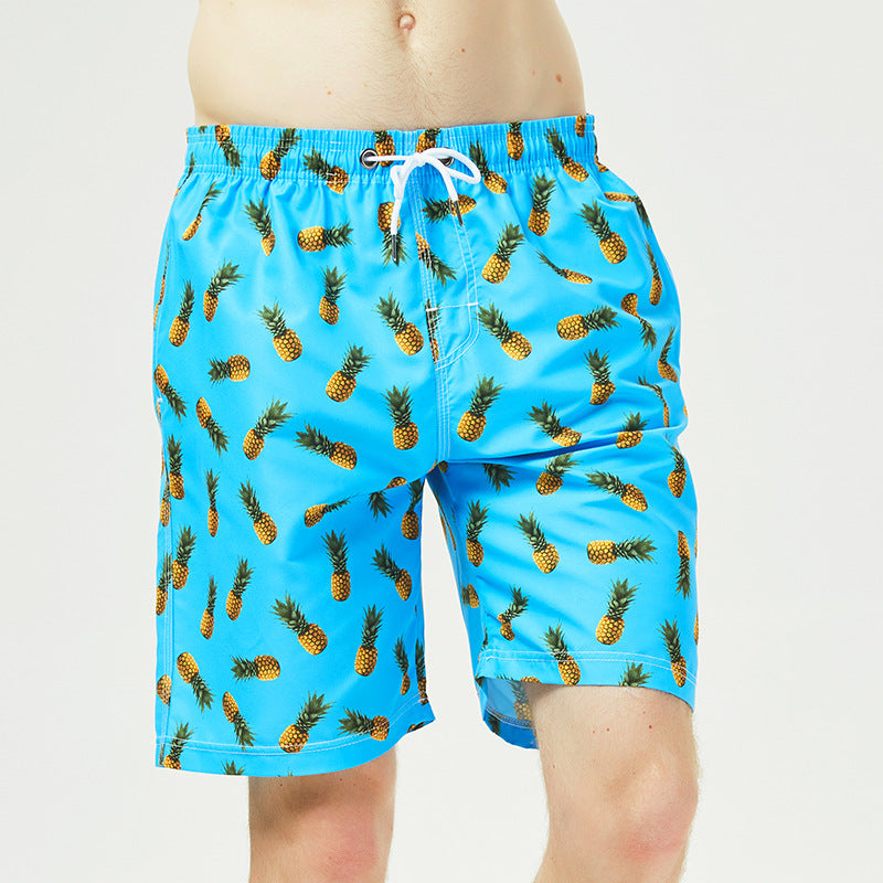 Bañador informal de secado rápido con estampado para hombre
