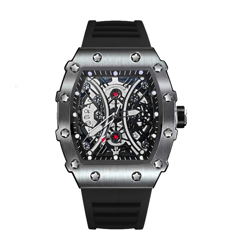 Montre à quartz étanche décontractée pour homme avec cadran lumineux