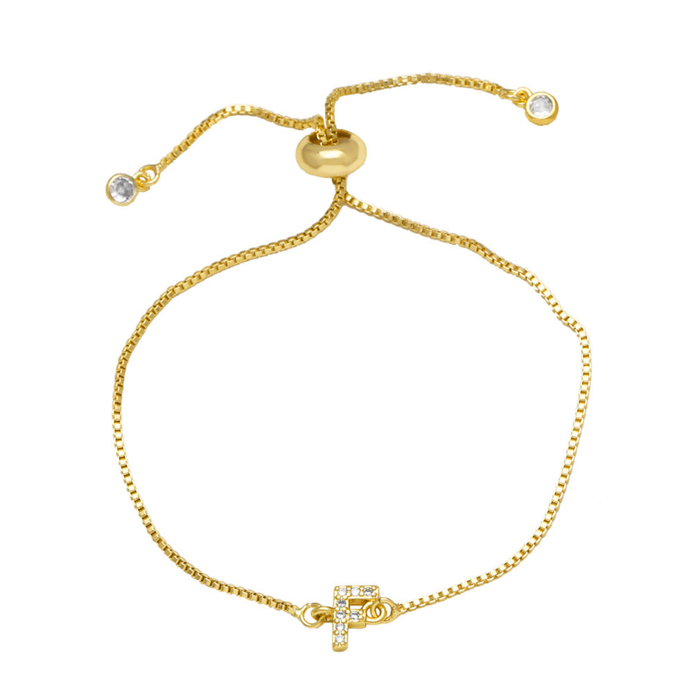 Fashion Adjustable Alphabet Bracelet for Women