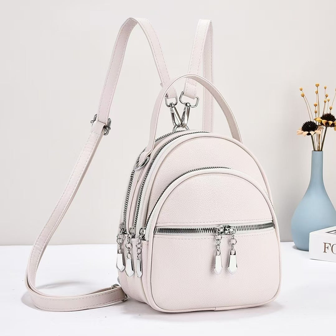 Women Casual Small Backpack Urban Simplicity PU