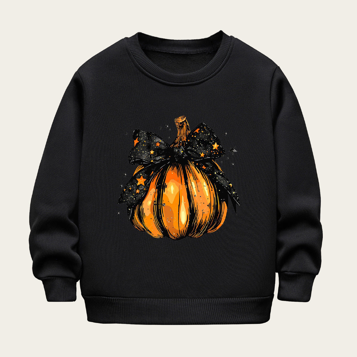 Kids Toddler Boys Girls Cartoon Print Fleece Sweatshirts