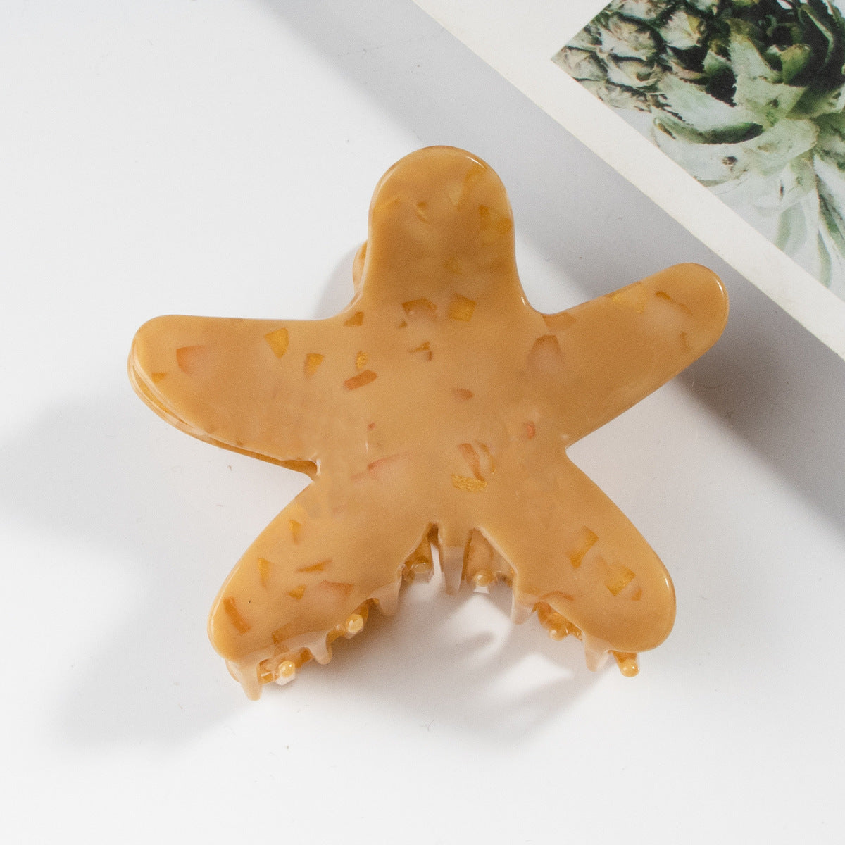 Fashion Starfish Grab Clip Acrylic Women'S Hairpin